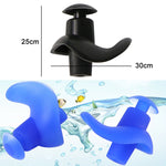 10 set di tappi per le orecchie in silicone a spirale impermeabili da nuoto
