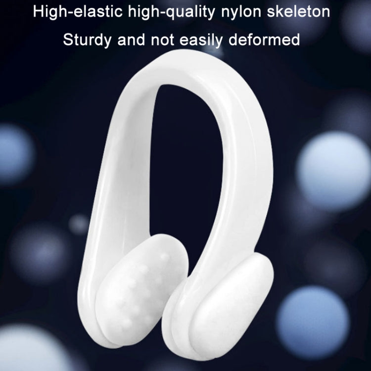 HAIZID 10 pezzi Clip per naso morbido in silicone anti-soffocamento per immersioni e nuoto