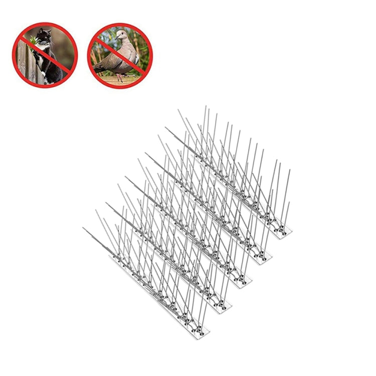 Spina anti-uccello in acciaio inox 50 cm 10 pezzi