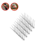 10 PZ Spina anti-uccello in acciaio inossidabile repellente per uccelli lunga 50 cm, 10 PCS 50cm Long