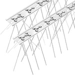 10 PZ Spina anti-uccello in acciaio inossidabile repellente per uccelli lunga 50 cm, 10 PCS 50cm Long