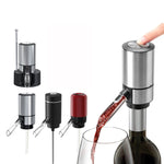 Dispenser elettrico per decanter per vino rosso, stile:, Black ABS, Red ABS, Stainless Steel, Stainless Steel With Base
