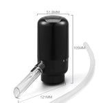 Dispenser elettrico per decanter per vino rosso, stile:, Black ABS, Red ABS, Stainless Steel, Stainless Steel With Base