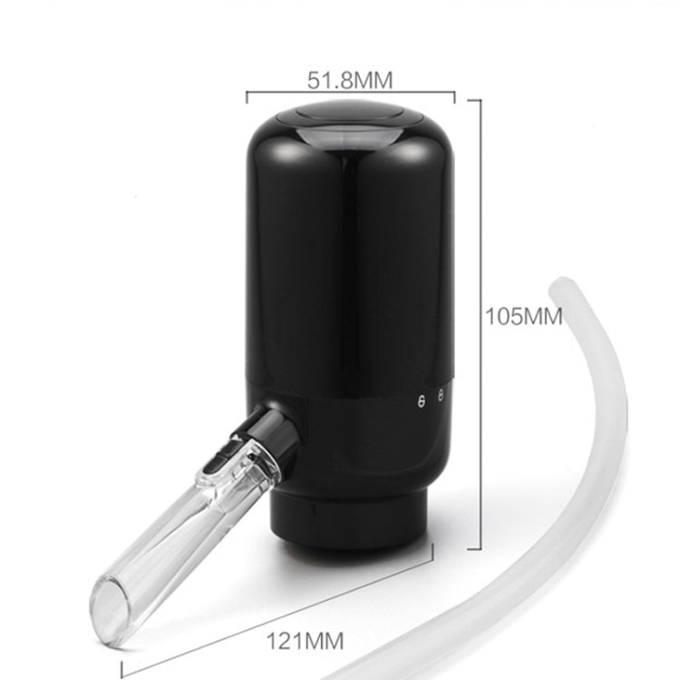 Dispenser elettrico per decanter per vino rosso, stile:, Black ABS, Red ABS, Stainless Steel, Stainless Steel With Base