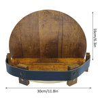 Scaffale portaoggetti per espositore per vino in legno a parete, Wall-mounted Wine Rack