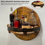 Scaffale portaoggetti per espositore per vino in legno a parete, Wall-mounted Wine Rack