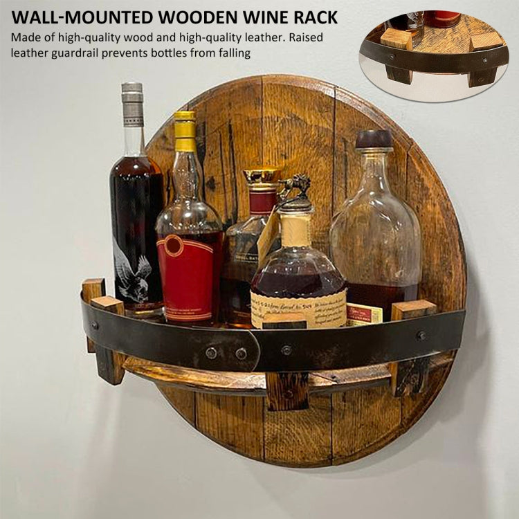Scaffale portaoggetti per espositore per vino in legno a parete, Wall-mounted Wine Rack