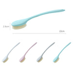 Spazzola da bagno per capelli morbidi a manico lungo Spazzola per massaggio per capelli in nylon, Soft Hair White, Soft Hair Grey, Soft Hair Blue, Soft Hair Pink