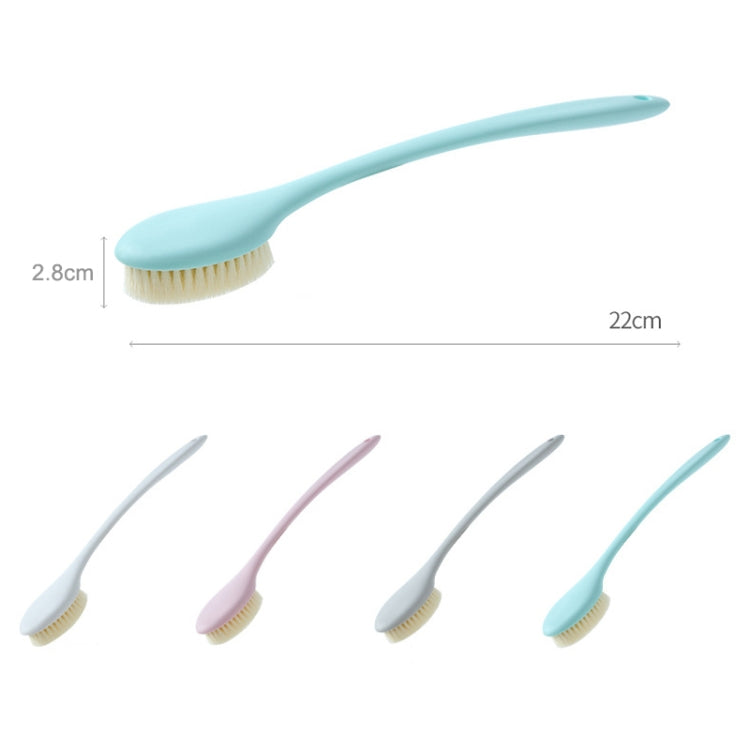 Spazzola da bagno per capelli morbidi a manico lungo Spazzola per massaggio per capelli in nylon, Soft Hair White, Soft Hair Grey, Soft Hair Blue, Soft Hair Pink