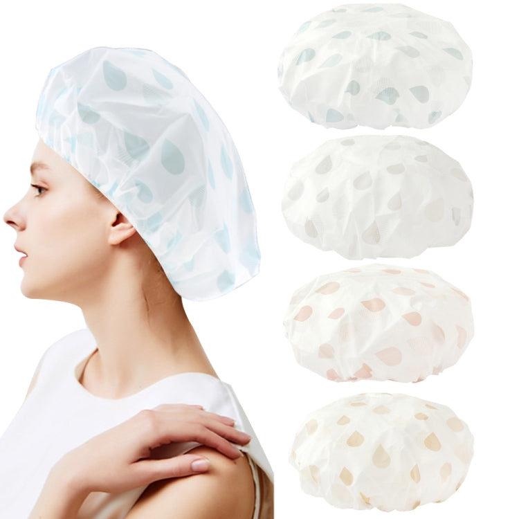10 pezzi Cappello da doccia impermeabile Copricapo da bagno per donne adulte Copricapo anti-fumo, 1 PCS Blue, 1 PCS Grey, 1 PCS Pink, 1 PCS Apricot