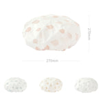 10 pezzi Cappello da doccia impermeabile Copricapo da bagno per donne adulte Copricapo anti-fumo, 1 PCS Blue, 1 PCS Grey, 1 PCS Pink, 1 PCS Apricot