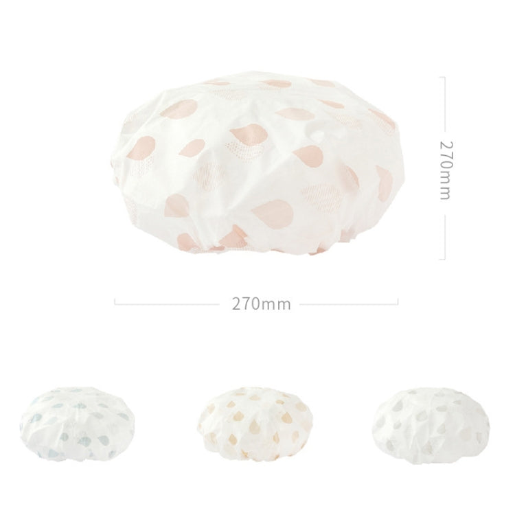 10 pezzi Cappello da doccia impermeabile Copricapo da bagno per donne adulte Copricapo anti-fumo, 1 PCS Blue, 1 PCS Grey, 1 PCS Pink, 1 PCS Apricot