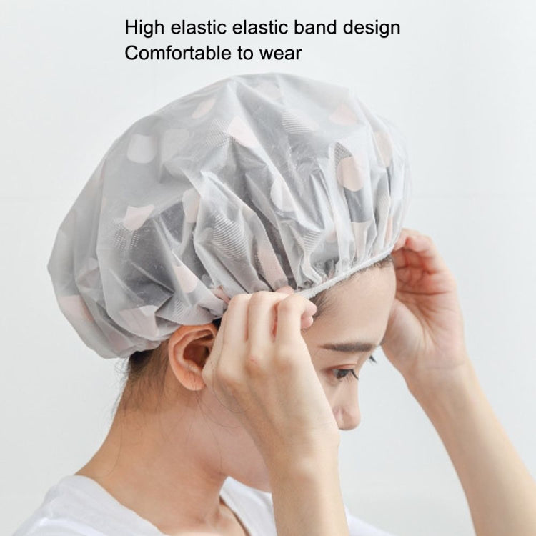 10 pezzi Cappello da doccia impermeabile Copricapo da bagno per donne adulte Copricapo anti-fumo, 1 PCS Blue, 1 PCS Grey, 1 PCS Pink, 1 PCS Apricot