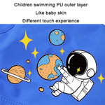 Cuffia da nuoto impermeabile in PU per bambini ad alta elasticità da 2 pezzi