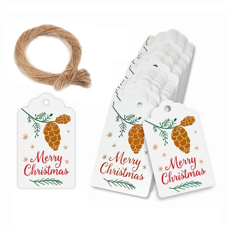 Set di biglietti da regalo con etichette in carta kraft natalizia da 5 confezioni, L-27, L-28, L-29, L-30, L-31, L-32, L-33, L-34