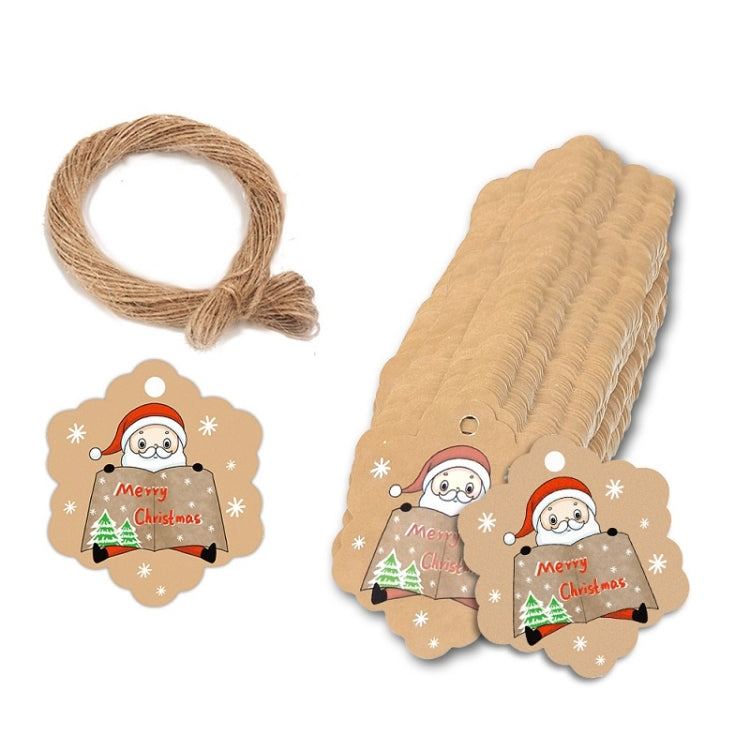 Set di biglietti da regalo con etichette in carta kraft natalizia da 5 confezioni, L-27, L-28, L-29, L-30, L-31, L-32, L-33, L-34