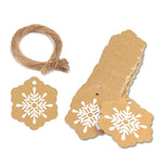 Set di biglietti da regalo con etichette in carta kraft natalizia da 5 confezioni, L-27, L-28, L-29, L-30, L-31, L-32, L-33, L-34