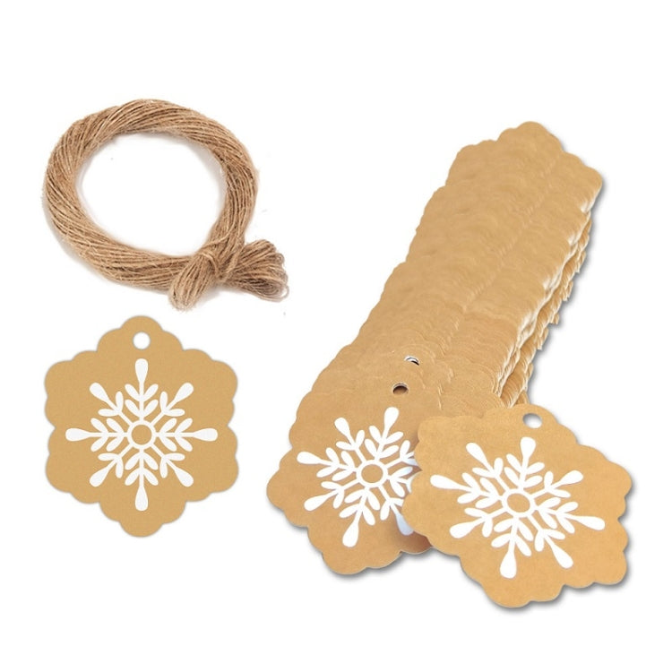 Set di biglietti da regalo con etichette in carta kraft natalizia da 5 confezioni, L-27, L-28, L-29, L-30, L-31, L-32, L-33, L-34