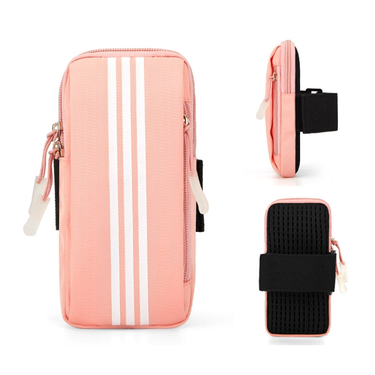Sport all'aria aperta in esecuzione borsa da polso fitness borsa da braccio per telefono cellulare, Blue, Black, Orange, Grey, Pink