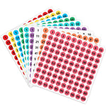 100 PCS Abbigliamento Calzature Taglia Numero Etichetta Adesivo, Diametro:, 10mm, 13mm, 15mm, 20mm, 25mm