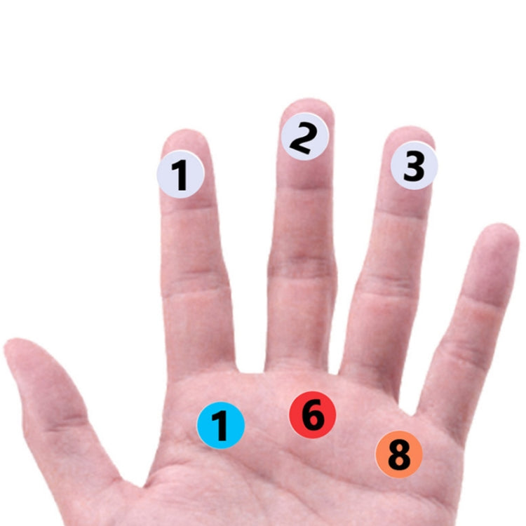 100 PCS Abbigliamento Calzature Taglia Numero Etichetta Adesivo, Diametro:, 10mm, 13mm, 15mm, 20mm, 25mm