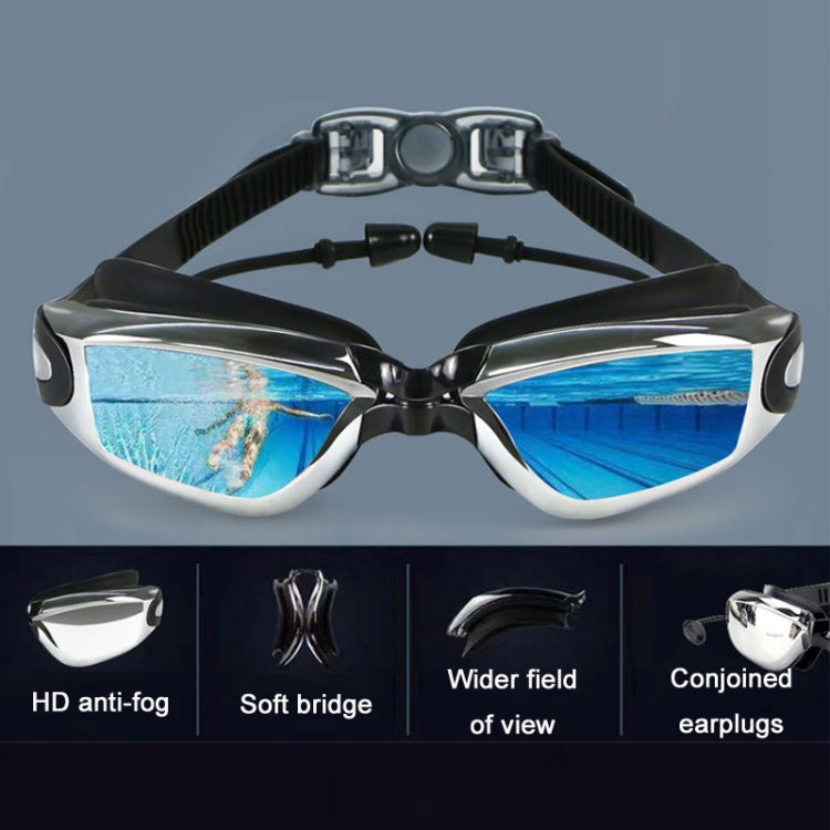 HAIZID HD Occhialini da nuoto per miopia impermeabili antiappannamento, Optical Black, Optical Blue, Optical Pink, Optical Gray, Plating Black, Plating Gray, Plating Blue, Plating Pink, Myopia 150 Degrees, Myopia 200 Degrees, Myopia 250 Degrees        ...