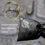 Coperchio di protezione antigelo per rubinetto esterno invernale in tessuto Oxford, Hook and Loop Fastener Model, Rope Model