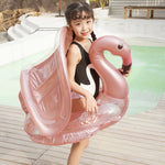 Salvagente gonfiabile per bambini con sedile galleggiante parasole, Swimming Ring With Awning( Unicorn), Swimming Ring With Awning(Flamingo)