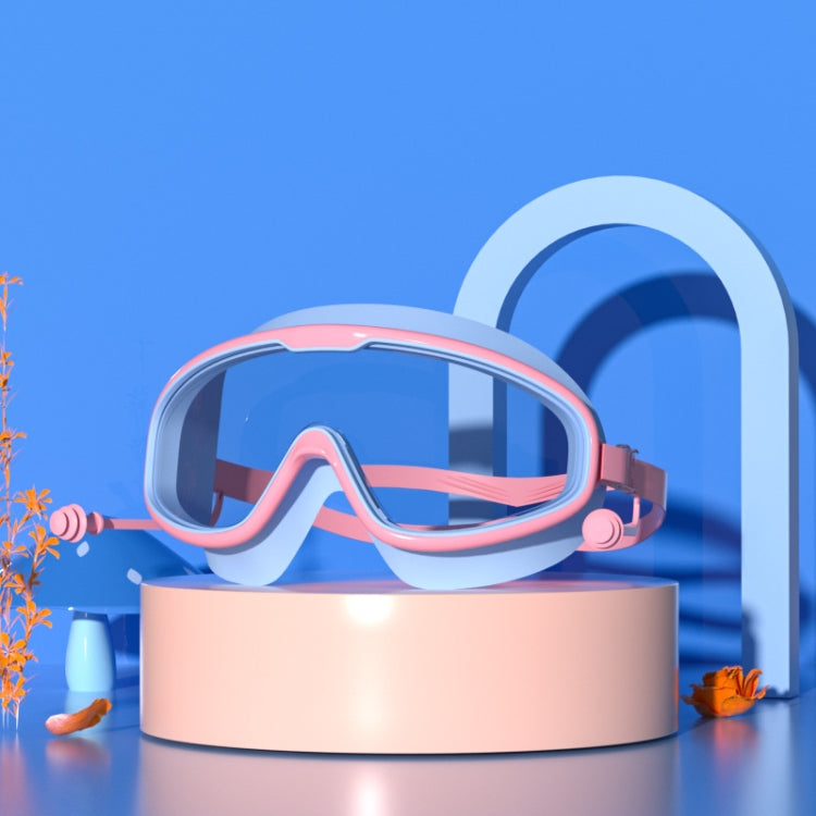 Occhialini da nuoto per bambini trasparenti impermeabili e antiappannamento HD di grandi dimensioni, HD Transparent Swimming Goggles(White), HD Transparent Swimming Goggles(Pink), HD Transparent Swimming Goggles(Blue Yellow)                            ...