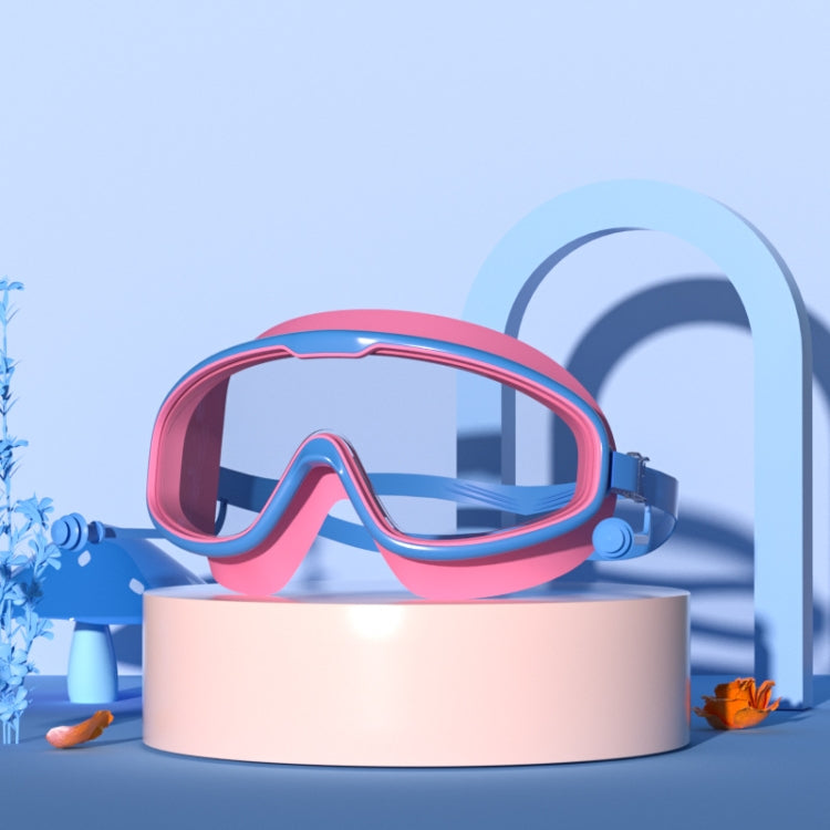 Occhialini da nuoto per bambini trasparenti impermeabili e antiappannamento HD di grandi dimensioni, HD Transparent Swimming Goggles(White), HD Transparent Swimming Goggles(Pink), HD Transparent Swimming Goggles(Blue Yellow)                            ...