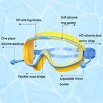 Occhialini da nuoto per bambini trasparenti impermeabili e antiappannamento HD di grandi dimensioni, HD Transparent Swimming Goggles(White), HD Transparent Swimming Goggles(Pink), HD Transparent Swimming Goggles(Blue Yellow)                            ...