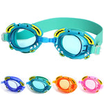 RUIHE 2 PCS Bambini Simpatico Cartone Animato Impermeabile Occhialini da Nuoto Antiappannamento