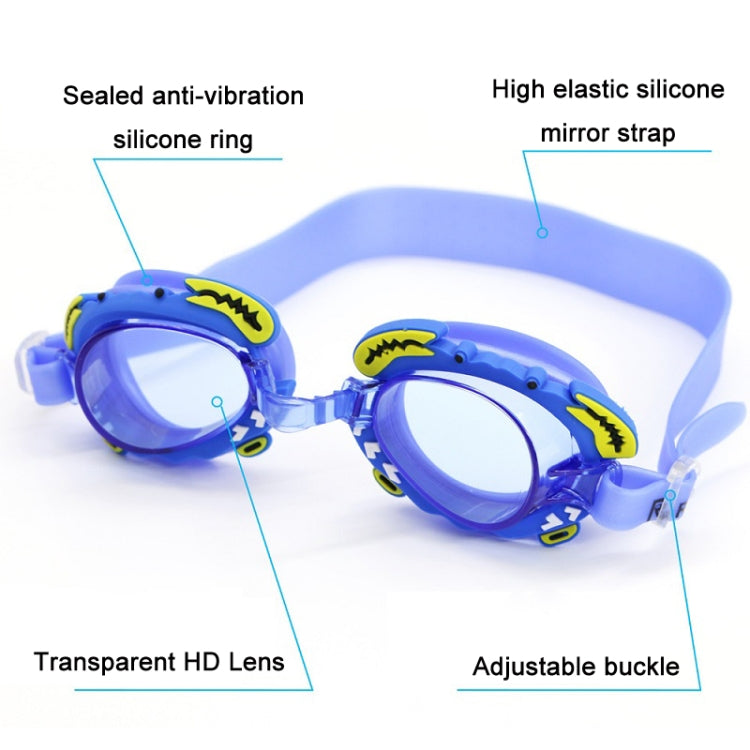 RUIHE 2 PCS Bambini Simpatico Cartone Animato Impermeabile Occhialini da Nuoto Antiappannamento