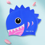 HAIZID 2 Cuffia da Nuoto per Bambini in Silicone Impermeabile Simpatico Cartone Animato, HAIZID (Shark Tooth Blue), HAIZID (Shark Tooth Pink), HAIZID (Shark Tooth Yellow), HAIZID (Fish Scales Royal Blue), HAIZID (Fish Blue Pink)                        ...