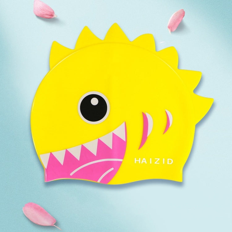 HAIZID 2 Cuffia da Nuoto per Bambini in Silicone Impermeabile Simpatico Cartone Animato, HAIZID (Shark Tooth Blue), HAIZID (Shark Tooth Pink), HAIZID (Shark Tooth Yellow), HAIZID (Fish Scales Royal Blue), HAIZID (Fish Blue Pink)                        ...