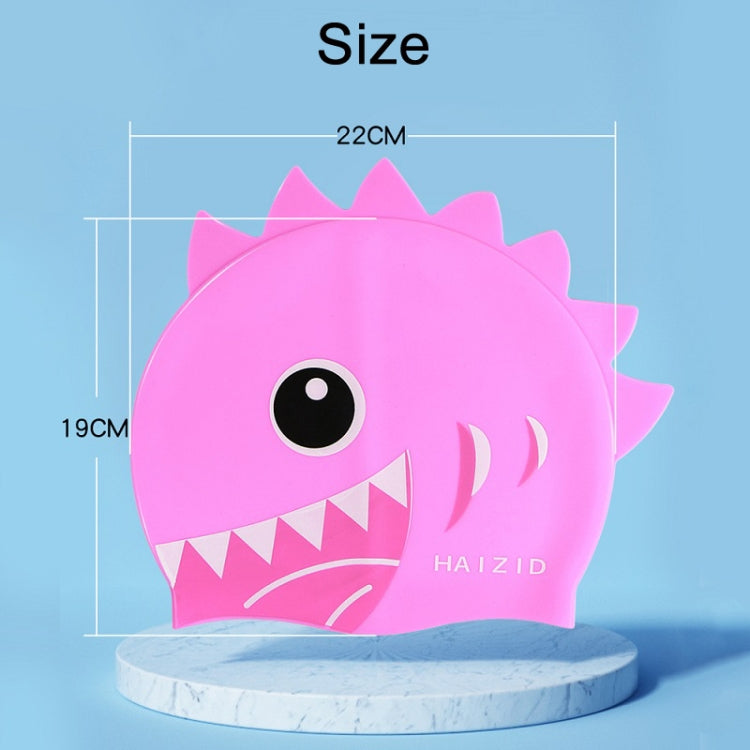 HAIZID 2 Cuffia da Nuoto per Bambini in Silicone Impermeabile Simpatico Cartone Animato, HAIZID (Shark Tooth Blue), HAIZID (Shark Tooth Pink), HAIZID (Shark Tooth Yellow), HAIZID (Fish Scales Royal Blue), HAIZID (Fish Blue Pink)                        ...