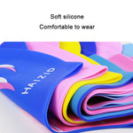 HAIZID 2 Cuffia da Nuoto per Bambini in Silicone Impermeabile Simpatico Cartone Animato, HAIZID (Shark Tooth Blue), HAIZID (Shark Tooth Pink), HAIZID (Shark Tooth Yellow), HAIZID (Fish Scales Royal Blue), HAIZID (Fish Blue Pink)                        ...