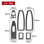 Per BMW X1 F48/X2 F39 Set di 6 adesivi per alzacristalli con piccoli fori, With Holes