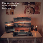 Supporto per laptop Desktop LCD Doppio scopo Computer Ascensore Staffa girevole per doppio schermo