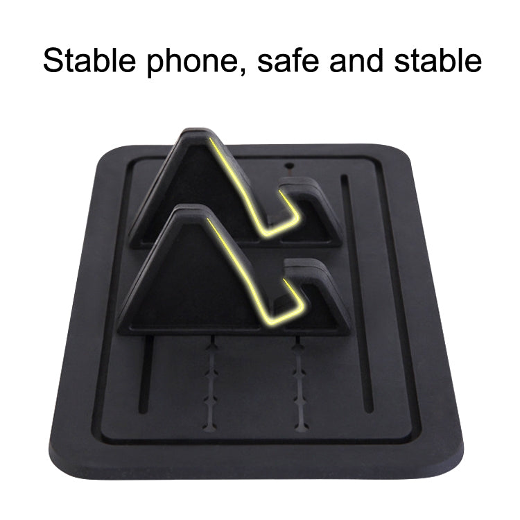 G01 Supporto per telefono per auto Supporto per tablet per console centrale in silicone, G01