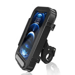 Borsa impermeabile per bicicletta Porta telefono a conchiglia trasparente per moto, Transparent Flip Bicycle Holder
