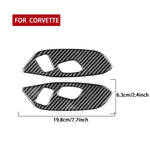 Adesivo per cornice interruttore regolazione sedile per Chevrolet Corvette C8, 2 pezzi/set