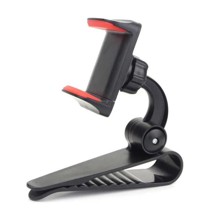 Supporto per fibbia per telefono cellulare per auto con staffa per visiera parasole per auto 2PCS, Red, Yellow, Grey