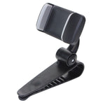 Supporto per fibbia per telefono cellulare per auto con staffa per visiera parasole per auto 2PCS, Red, Yellow, Grey