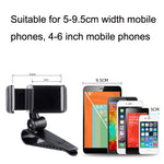 Supporto per fibbia per telefono cellulare per auto con staffa per visiera parasole per auto 2PCS, Red, Yellow, Grey