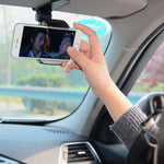 Supporto per fibbia per telefono cellulare per auto con staffa per visiera parasole per auto 2PCS, Red, Yellow, Grey