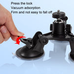 Supporto per veicolo per uso generico per auto Ventosa Base fissa per riprese video in vetro, Suction Cup+PTZ, Suction Cup+PTZ+Gopro Screw, Suction Cup+PTZ+Phone Clip