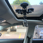 Supporto per veicolo per uso generico per auto Ventosa Base fissa per riprese video in vetro, Suction Cup+PTZ, Suction Cup+PTZ+Gopro Screw, Suction Cup+PTZ+Phone Clip