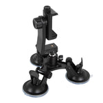 Supporto per veicolo per uso generico per auto Ventosa Base fissa per riprese video in vetro, Suction Cup+PTZ, Suction Cup+PTZ+Gopro Screw, Suction Cup+PTZ+Phone Clip