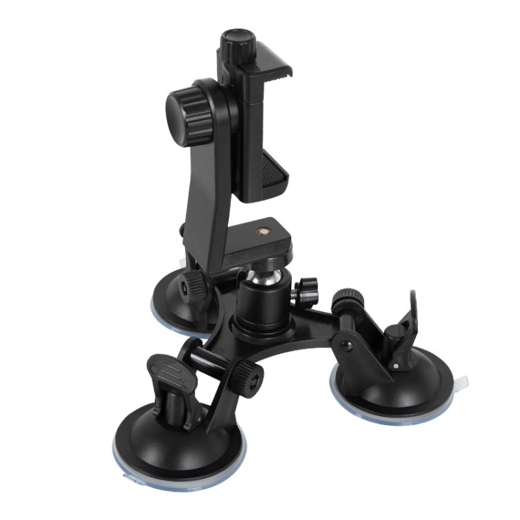 Supporto per veicolo per uso generico per auto Ventosa Base fissa per riprese video in vetro, Suction Cup+PTZ, Suction Cup+PTZ+Gopro Screw, Suction Cup+PTZ+Phone Clip